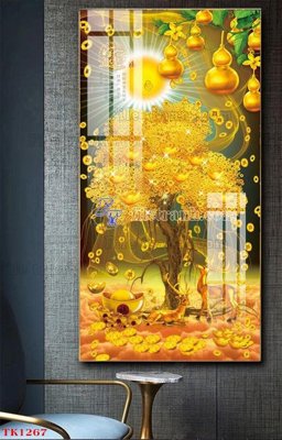 Tải file File tranh bộ in tráng gương hiện đại TK1267 (gốc) làm tranh treo tường