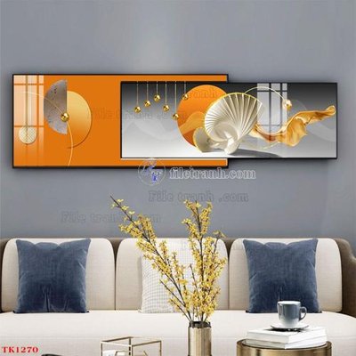 File PSD File tranh bộ in tráng gương hiện đại TK1270 (gốc) tách lớp chi tiết