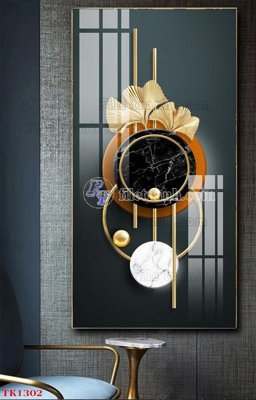 File gốc File tranh bộ in tráng gương hiện đại TK1302 (PNG) chất lượng cao