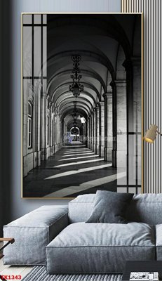 File tranh File bộ tranh treo tráng gương TK1343 (gốc) chủ đề động vật