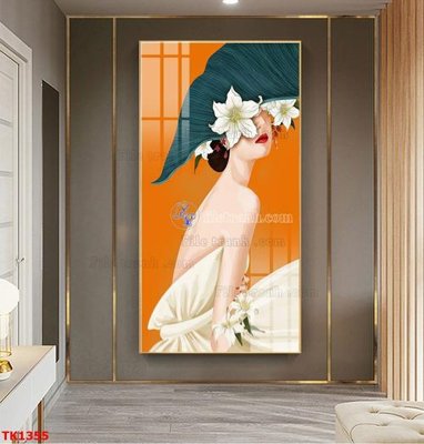 File in ấn File bộ tranh treo tráng gương TK1355 (bản gốc) chất lượng cao