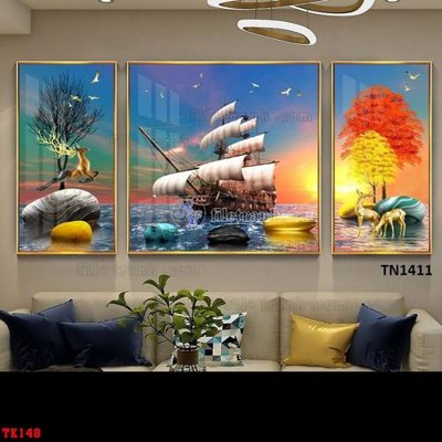 Tải file gốc File tranh hiện đại pha lê gương hot TK148 (bản PSD) gốc