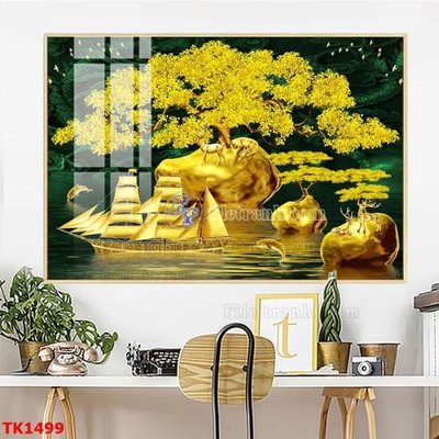 File tranh gốc PSD File bộ tranh treo tráng gương TK1499 còn nguyên layer