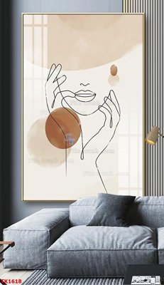 File tranh File bộ tranh treo tráng gương TK1618 (bản gốc) trang trí văn phòng