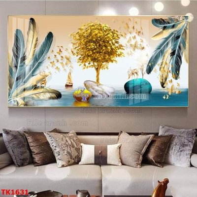 Hình ảnh file gốc File bộ tranh treo tráng gương TK1631 cho in UV