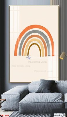 File tranh File bộ tranh treo tráng gương TK1650 (gốc) in trên kính