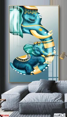 File tranh in trần 3D File bộ tranh treo tráng gương TK1656 (ảnh gốc)