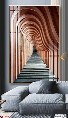 File in ấn File bộ tranh treo tráng gương TK1658 (bản gốc) sắc nét