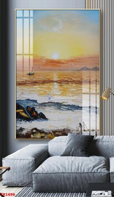 File gốc File bộ tranh treo tráng gương TK1696 (phong cách) châu Âu