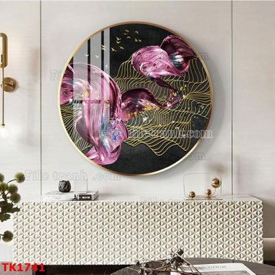 File ảnh File bộ tranh treo tráng gương TK1741 (gốc) in backdrop sự kiện