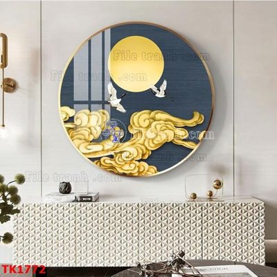 File in mica File bộ tranh treo tráng gương TK1772 (ảnh gốc) đẹp