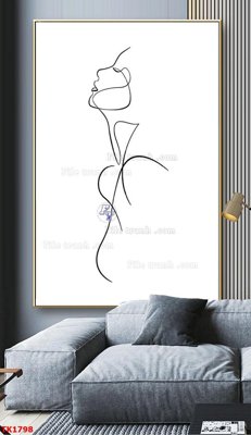 File gốc File bộ tranh treo tráng gương TK1798 (in mica) trang trí