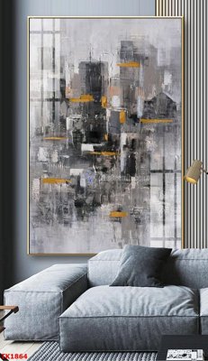 File gốc File bộ tranh treo tráng gương TK1864 (dành cho trang trí nội thất)