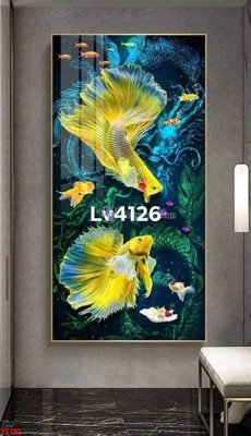 Download file gốc File tranh hiện đại pha lê gương hot TK187 (in mica) 3D