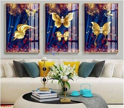 File ảnh File tranh bộ in tráng gương hiện đại TK533 (gốc) in biển hiệu