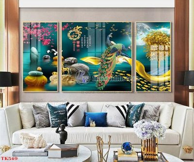 File gốc File tranh bộ in tráng gương hiện đại TK549 (cho in ấn) độc quyền