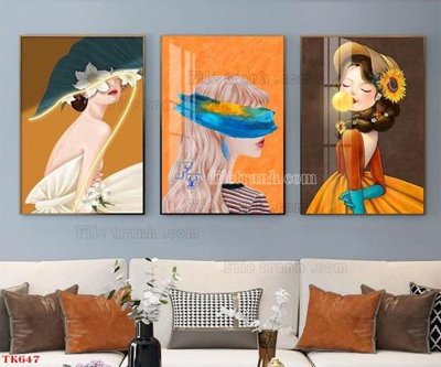 Tải về file tranh gốc File tranh bộ in tráng gương hiện đại TK647 (để in quảng cáo)