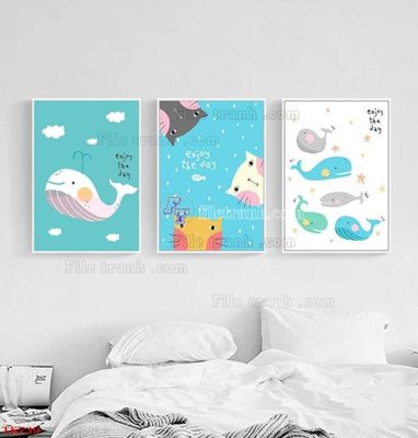 File ảnh File tranh bộ in tráng gương hiện đại TK739 (gốc) trang trí khách sạn