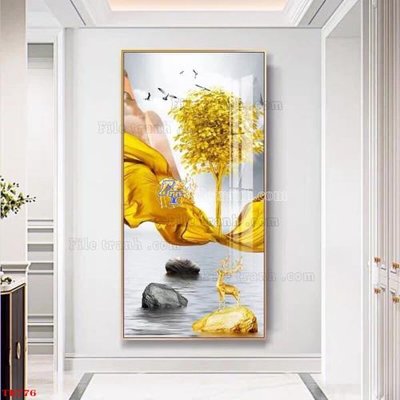 File gốc File tranh bộ in tráng gương hiện đại TK776 (in mica) cắt laser