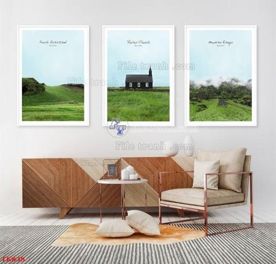 Download file ảnh gốc File tranh bộ in tráng gương hiện đại TK838 để in ấn