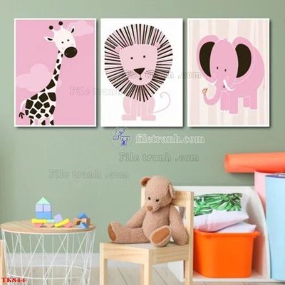 File gốc File tranh bộ in tráng gương hiện đại TK844 (phong cách) cổ điển