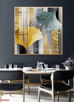 File gốc File tranh bộ in tráng gương hiện đại TK880 (vector) cho in ấn