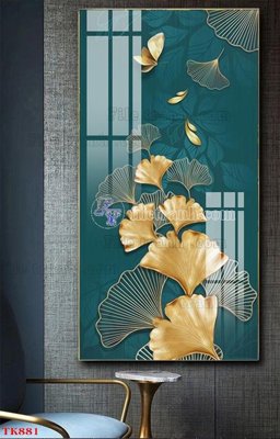 File PSD File tranh bộ in tráng gương hiện đại TK881 (gốc) cho designer