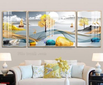 File tranh in tráng gương File tranh bộ in tráng gương hiện đại TK910 (siêu nét)