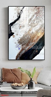 File PSD File tranh bộ in tráng gương hiện đại TK931 (gốc) tách lớp chi tiết