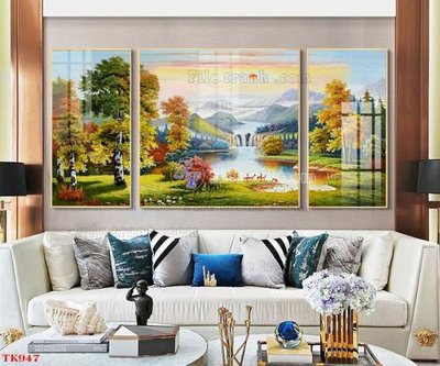 Tải file File tranh bộ in tráng gương hiện đại TK947 (ảnh gốc) in gạch 3D