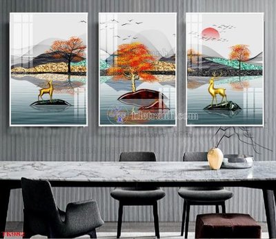 Tải file gốc File tranh bộ in tráng gương hiện đại TK982 (bản PSD) gốc