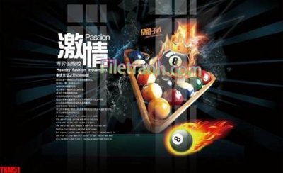 File gốc File tranh decor treo quán bida bi a BILLARD TKM51 (trang trí) phòng ngủ