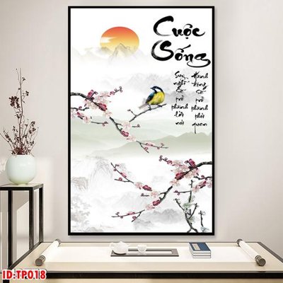 File tranh File tranh thư pháp TP018 (gốc) chủ đề trẻ em