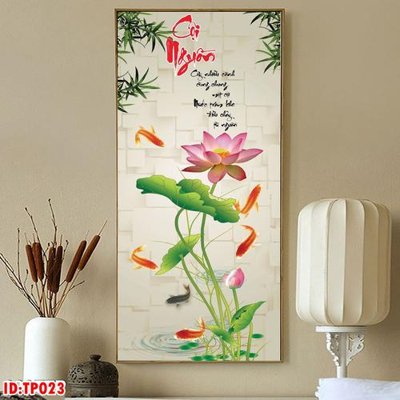 File PSD in ấn File tranh thư pháp TP023 (chất lượng cao)