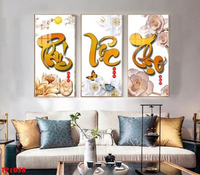File gốc File tranh thư pháp TP1038 (trang trí) cho phòng khách