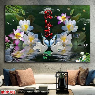 Tải file gốc File tranh thư pháp TP108 (bản PSD) chỉnh sửa được