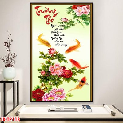 Tải file File tranh thư pháp TP118 (PSD) cho in tranh 3D