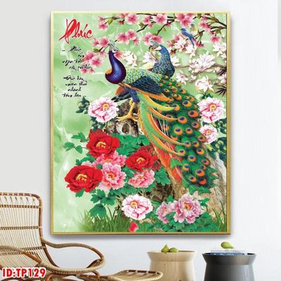 File gốc File tranh thư pháp TP129 (thiết kế) độc quyền