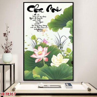 File in ấn File tranh thư pháp TP157 (bản gốc) sắc nét