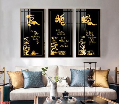 Hình ảnh file gốc in trần nhà File tranh thư pháp TP1574