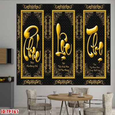 Tải file File tranh thư pháp TP161 (ảnh gốc) in tráng gương