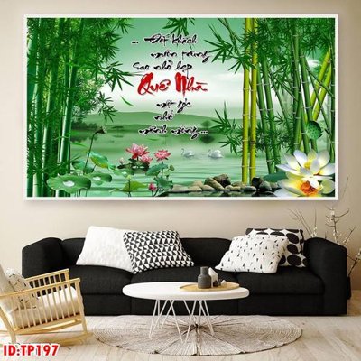 Mua file gốc File tranh thư pháp TP197 (in ấn) tại Filetranh.com