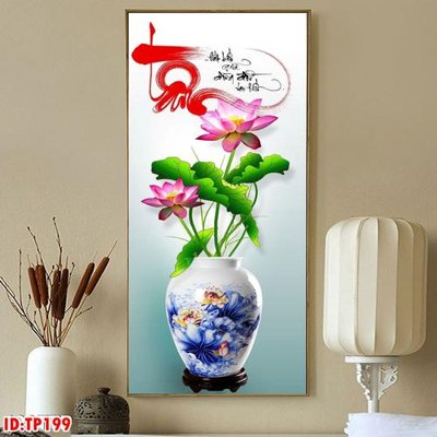File ảnh File tranh thư pháp TP199 (gốc) trang trí khách sạn
