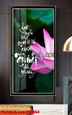 File gốc File tranh thư pháp TP2043 (in tráng gương) hiện đại