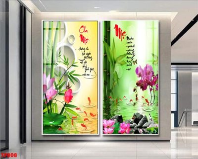 File tranh File tranh thư pháp TP808 (gốc) in backlit film