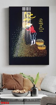 File tranh gốc File tranh thư pháp TP836 (sắc nét từng chi tiết)