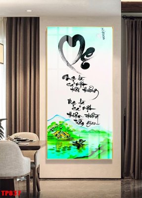 Tải file File tranh thư pháp TP837 (gốc) in ấn chất lượng