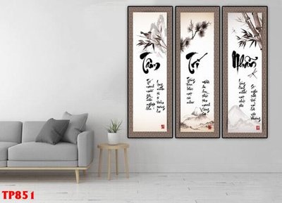 Download file tranh PSD File tranh thư pháp TP851 để chỉnh sửa