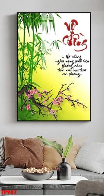 Tải file File tranh thư pháp TP907 (gốc) chủ đề phong thủy