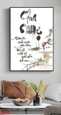 File gốc File tranh thư pháp TP923 (in mica) làm bảng hiệu